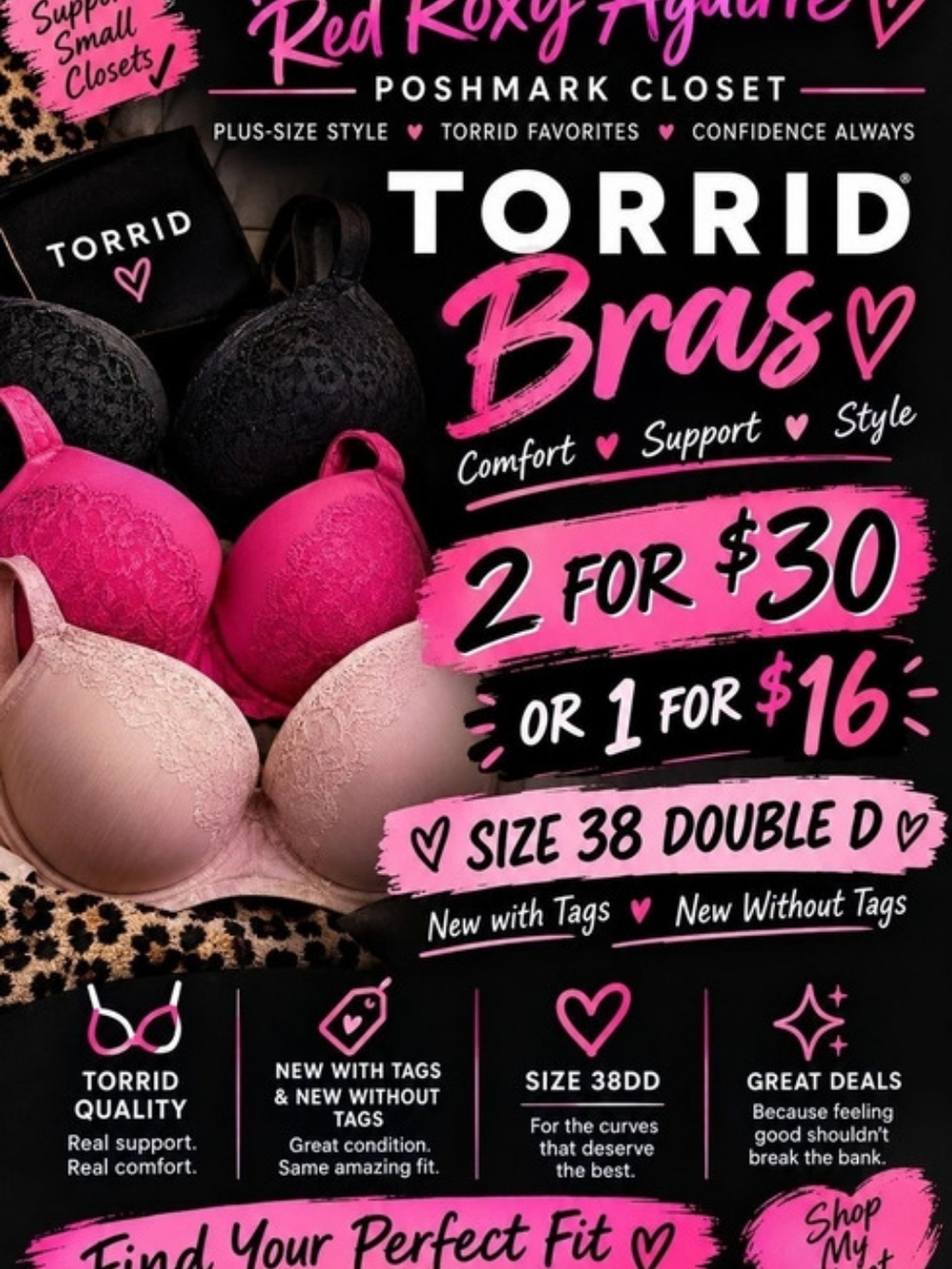 Torrid Curve Bra's & Panties Sale